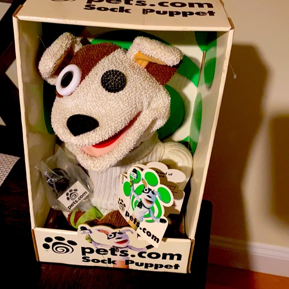 Pets.com sock puppet brand new.